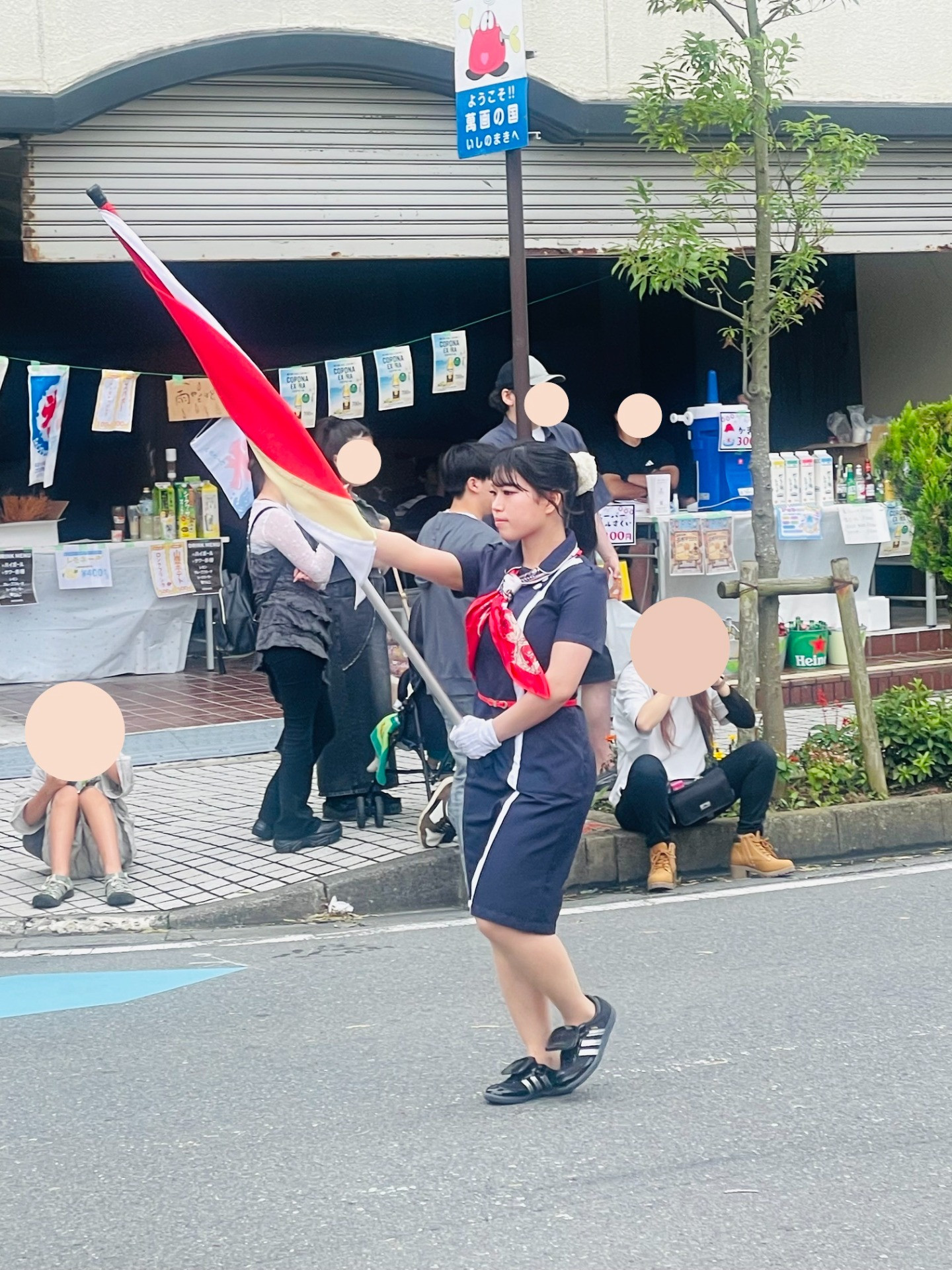 カラーガード部④